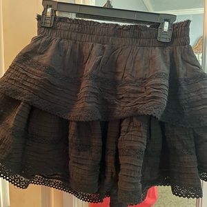 Aerie mini lace skirt